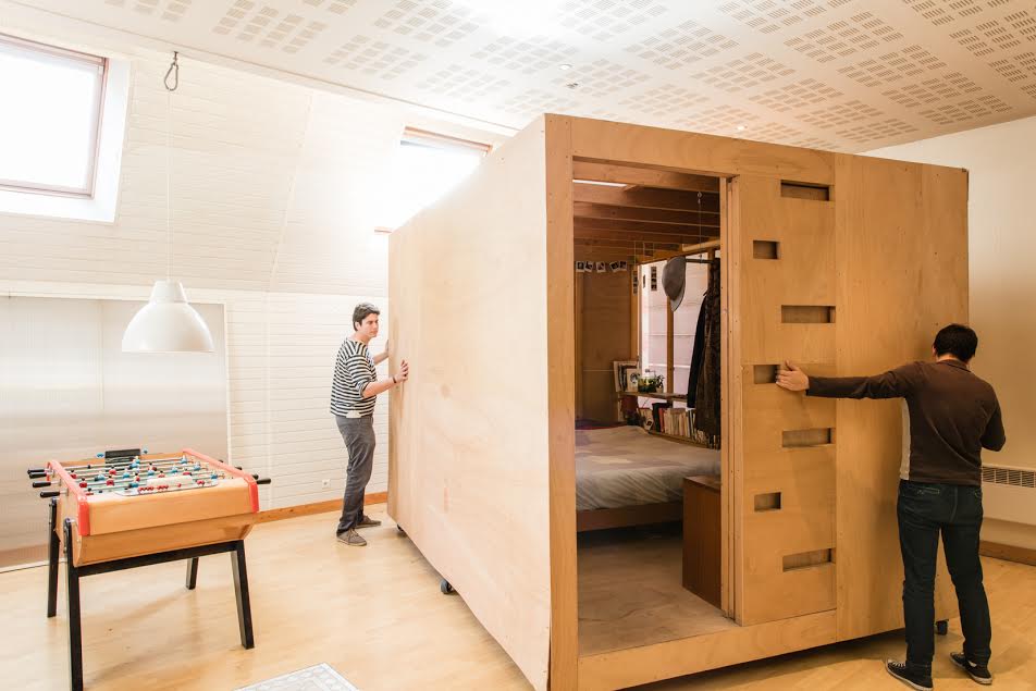 Une chambre en bois mobile - Copy